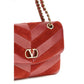 Multicolor Suede Leather Shoulder Bag