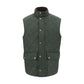 Green Polyamide Sleeveless Jacket