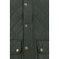 Green Polyamide Sleeveless Jacket
