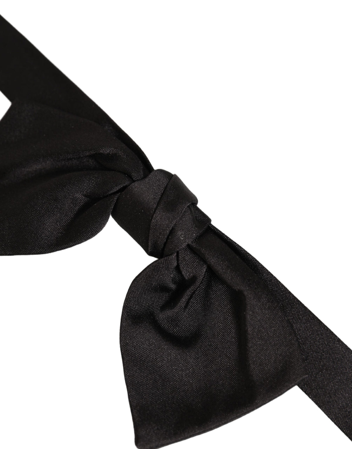 Men Black 100% SIlk Adjustable Neck Papillon Bow Tie