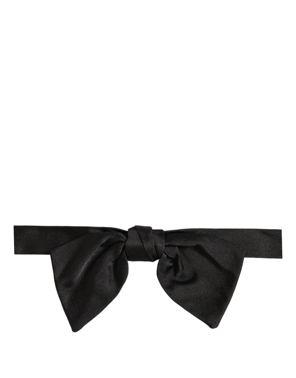 Men Black 100% SIlk Adjustable Neck Papillon Bow Tie