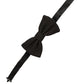 Men Brown 100% Silk Adjustable Neck Papillon Bow Tie