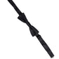 Men Black 100% Silk Adjustable Neck Papillon Bow Tie