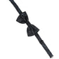 Men Black Blue Paisley Adjustable Neck Papillon Bow Tie