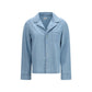 Blue Cotton Dress Shirt