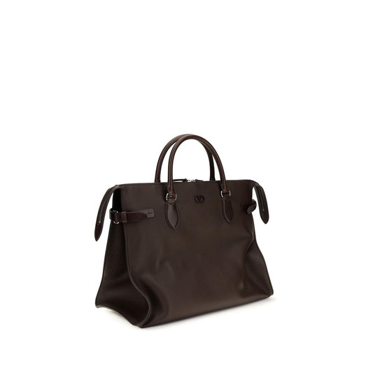 Brown Calf Leather Bos Taurus Handbag