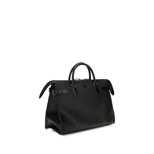 Black Calf Leather Bos Taurus Handbag