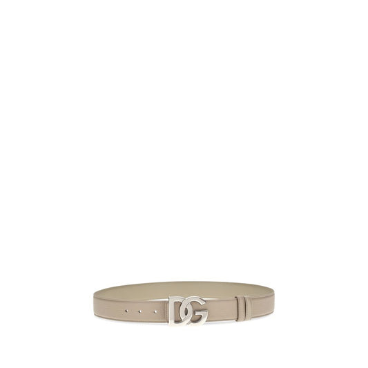 Beige Calf Leather Bos Taurus Regular Belt