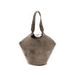 Beige Calf Leather Bos Taurus Shoulder Bag