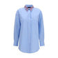 Blue Cotton Dress Shirt