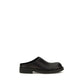 Black Calf Leather Bos Taurus Mules