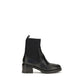 Black Calf Leather Bos Taurus Ankle Boots