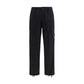 Black Cotton Cargo Pants