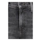 Gray Cotton Bootcut Jeans