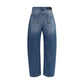 Blue Cotton Relaxed Fit Jeans