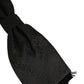 Men Black 100% SIlk Adjustable Neck Papillon Bow Tie