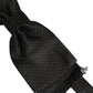 Men Black 100% SIlk Adjustable Neck Papillon Bow Tie