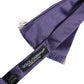 Men Purple 100% Silk Adjustable Neck Papillon Bow Tie
