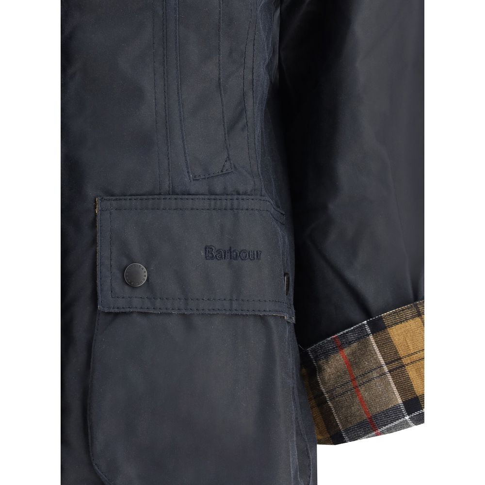 Blue Cotton Shell Jacket
