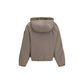 Brown Faux Fur Sweatshirt
