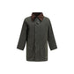 Bicolor Cotton Full-Length Jacket