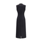 Black Wool Oves Aries Casual Dress