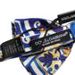 Men Multicolor Majolica Adjustable Neck Papillon Bow Tie