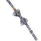 Men Multicolor Majolica Adjustable Neck Papillon Bow Tie