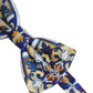 Men Multicolor Majolica Adjustable Neck Papillon Bow Tie