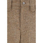 Beige Wool Oves Aries Casual Pants