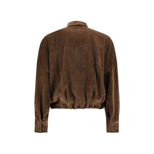 Brown Viscose Shirt