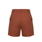 Brown Viscose Women Shorts