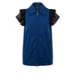 Blue Polyester Women Jacket