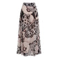 Pink Polyester Women Skirt