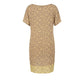 Beige Viscose Women Dress