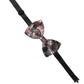 Multicolor Marble Silk Adjustable Neck Papillon Bow Tie