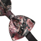 Multicolor Marble Silk Adjustable Neck Papillon Bow Tie