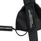 Men Black 100% Silk Adjustable Neck Papillon Bow Tie
