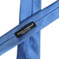 Men Blue 100% Silk Satin Adjustable Tied Necktie Tie