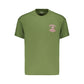 Green Cotton Men's T-Shirt