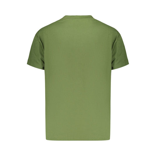 Green Cotton Men's T-Shirt