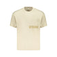 Beige Cotton Mens T-Shirt