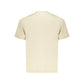 Beige Cotton Mens T-Shirt
