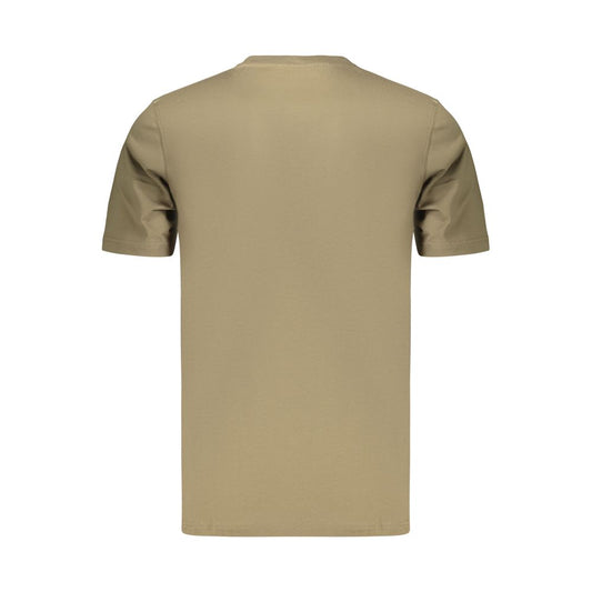 Green Cotton Men's T-Shirt