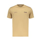 Brown Cotton Men's T-Shirt