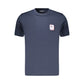 Blue Cotton Men's T-Shirt