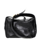 Black Leather Crossbody Bag
