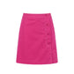 Pink Cotton Women Skirt
