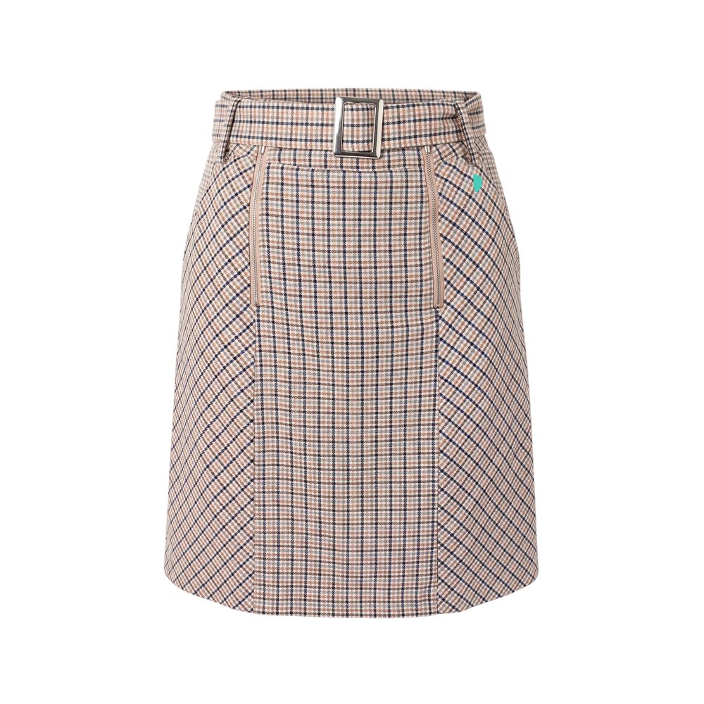 White Cotton Women Skirt