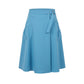 Blue Polyester Women Skirt